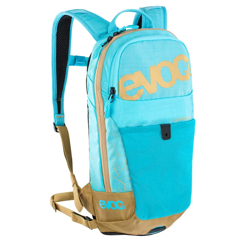 uPRISE Bikes Evoc Joyride 4 Litre Kids Backpack - Neon Blue/Gold | Price match, 365 day return s, 18-Month Warranty, Finance Available & Free UK Delivery