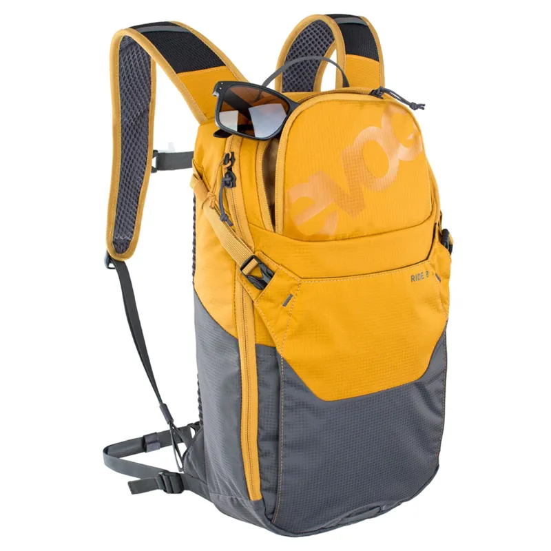 Evoc Ride Performance Backpack 8 + 2 Litre Bladder - Loam/Carbon Grey-1