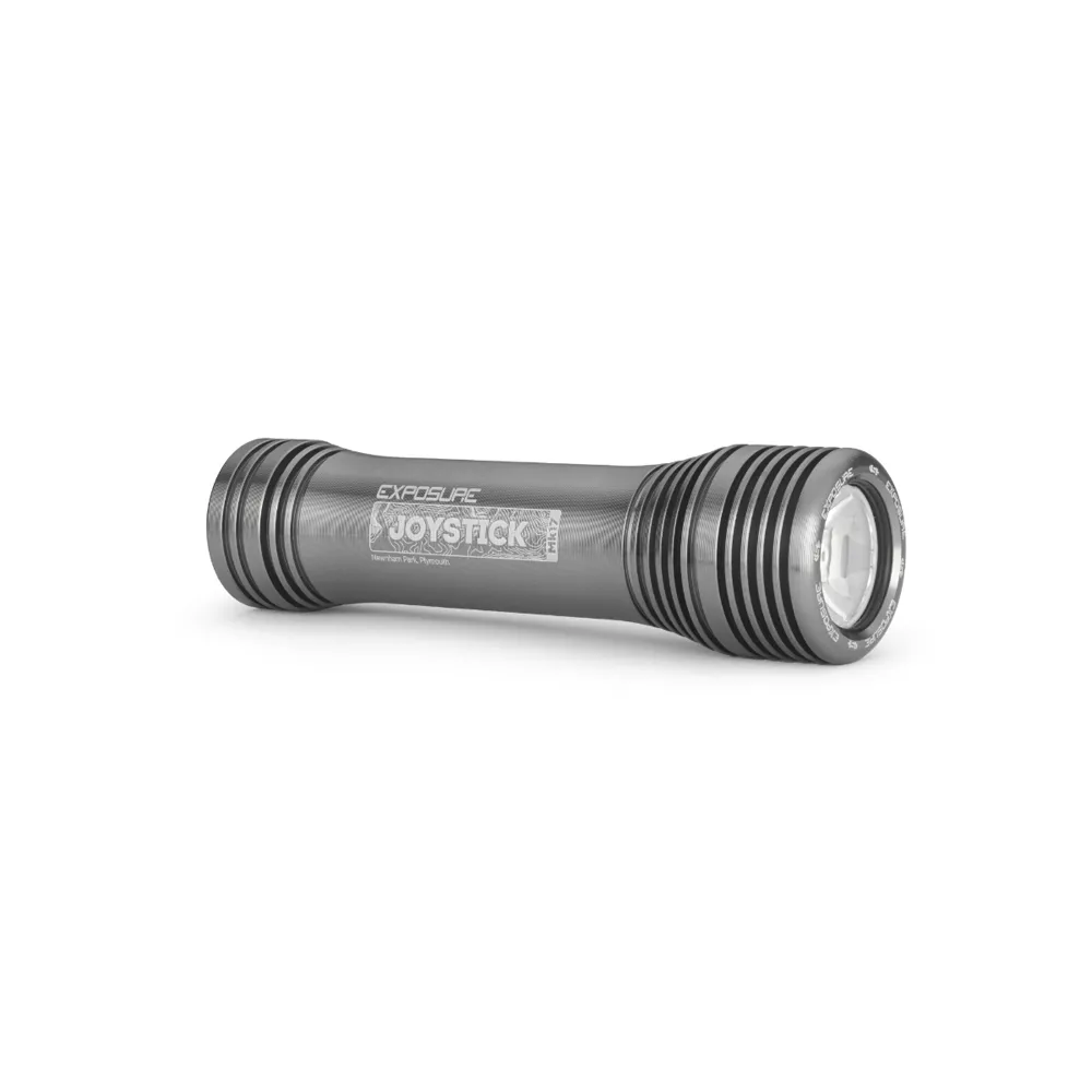uPRISE Bikes Exposure Joystick Mk17 Helmet/HB mounts Front Light - Grey Black | Price match, 365 day return s, 18-Month Warranty, Finance Available & Free UK Delivery