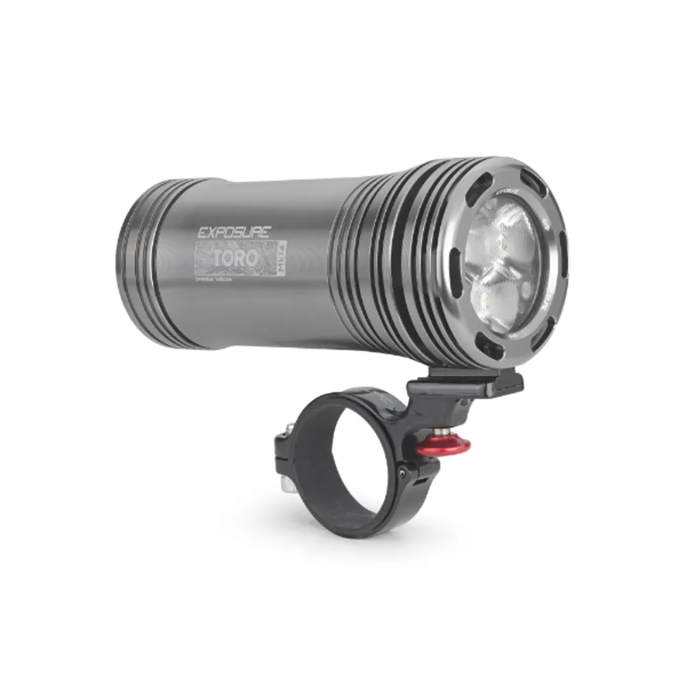 uPRISE Bikes Exposure Toro Mk14 USB Front Light - Metal Black | Price match, 365 day return s, 18-Month Warranty, Finance Available & Free UK Delivery