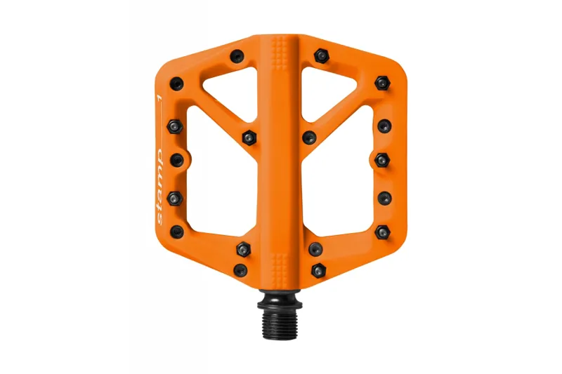 Crank Brothers Stamp 1 Flat MTB Pedals - Orange 