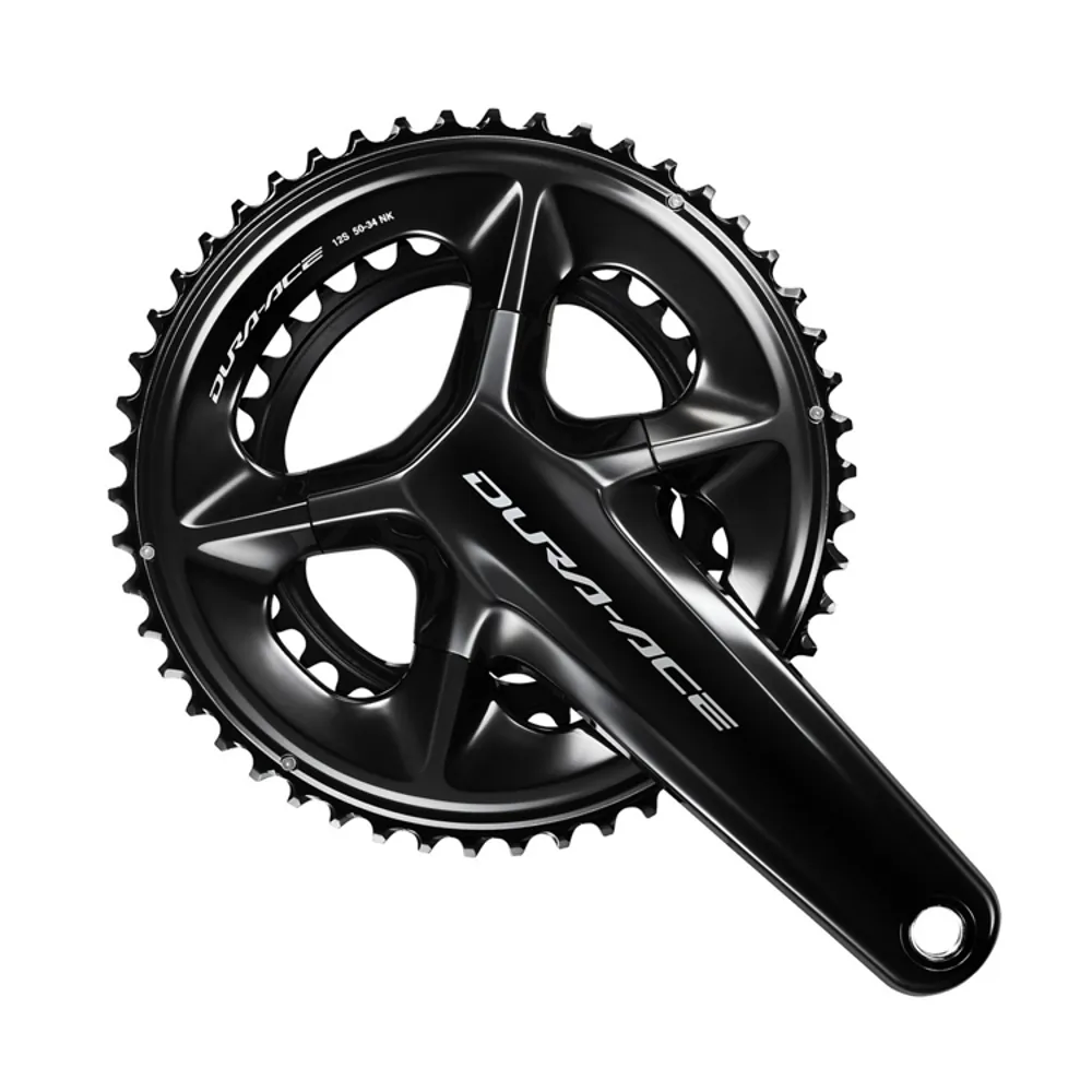 uPRISE Bikes Shimano FC-9200 Dura Ace 12 Speed Road Double Chainset - Black | Price match, 365 day return s, 18-Month Warranty, Finance Available & Free UK Delivery