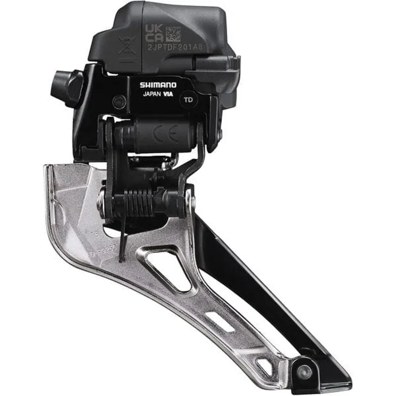 Shimano FD-R9250 Dura Ace Di2 12 Spd Braze On Front Derailleur - Black-1