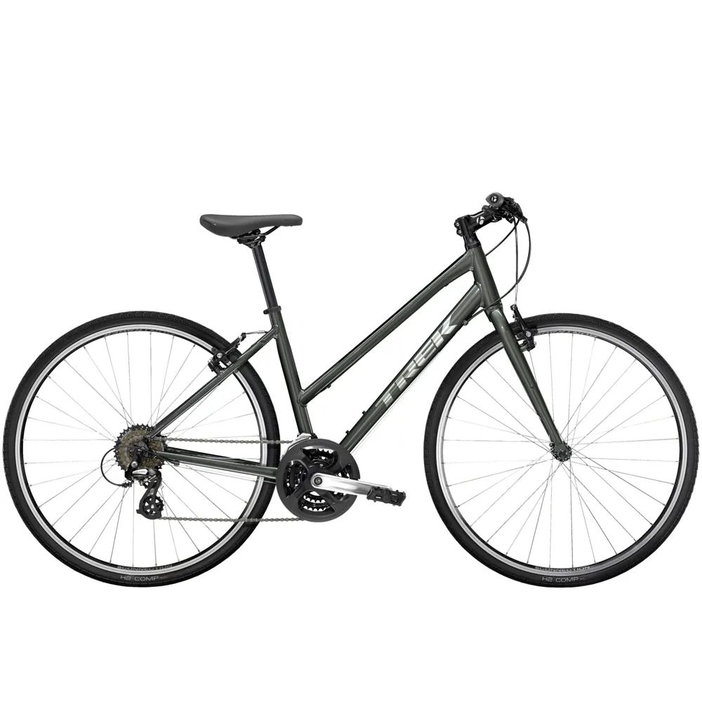 uPRISE Bikes Trek FX 1 Stagger 2024 Women's Hybrid Bike - Lithium Grey | Price match, 365 day return s, 18-Month Warranty, Finance Available & Free UK Delivery