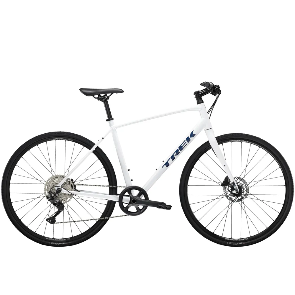uPRISE Bikes Trek FX 3 Disc Hybrid Bike - Crystal White - XS | Price match, 365 day return s, 18-Month Warranty, Finance Available & Free UK Delivery
