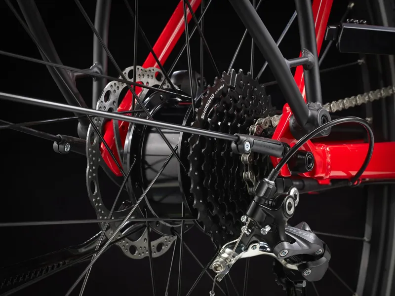 Trek FX+ 2 252 Electric Hybrid Bike - Viper Red-3