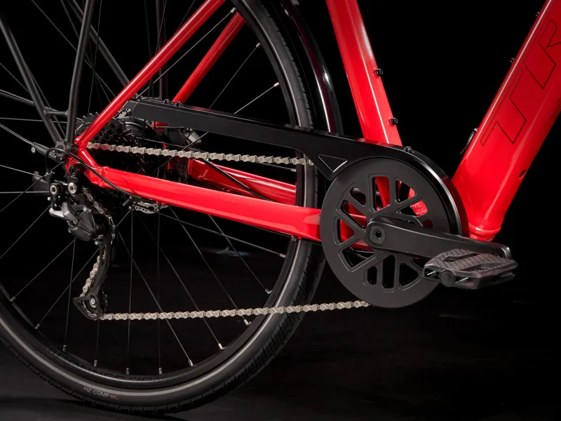 Trek FX+ 2 252 Electric Hybrid Bike - Viper Red-10