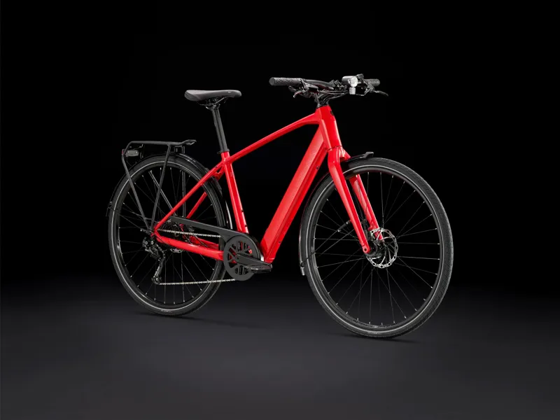 Trek FX+ 2 252 Electric Hybrid Bike - Viper Red-1