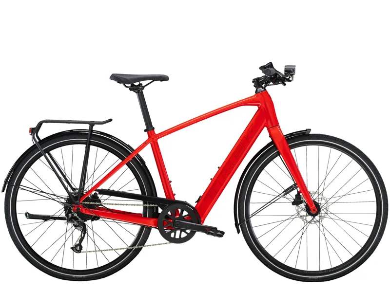 Trek FX 2 252 Electric Hybrid Bike Viper Red