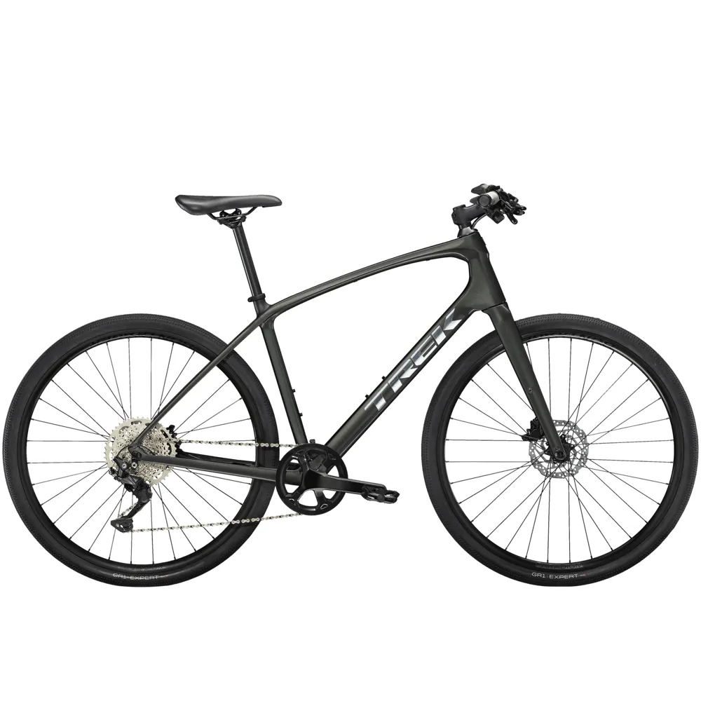 uPRISE Bikes Trek FX Sport 4 2024 Hybrid Bike - Lithium Grey | Price match, 365 day return s, 18-Month Warranty, Finance Available & Free UK Delivery