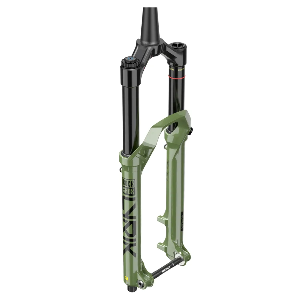 uPRISE Bikes Rockshox Lyrik Ultimate 27.5 44 Offset 15x110mm Tapered Fork - Green | Price match, 365 day return s, 18-Month Warranty, Finance Available & Free UK Delivery