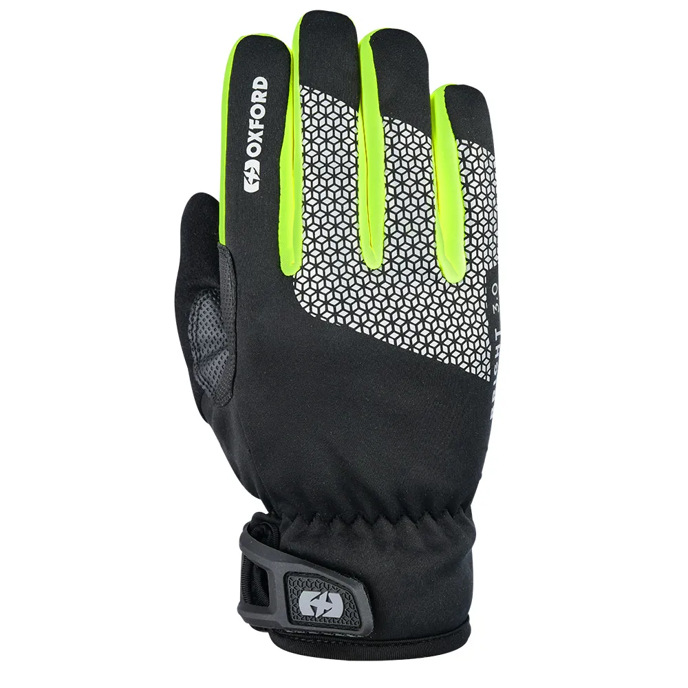 uPRISE Bikes Oxford Bright 3.0 Long Finger Cycling Gloves Black | Price match, 365 day return s, 18-Month Warranty, Finance Available & Free UK Delivery