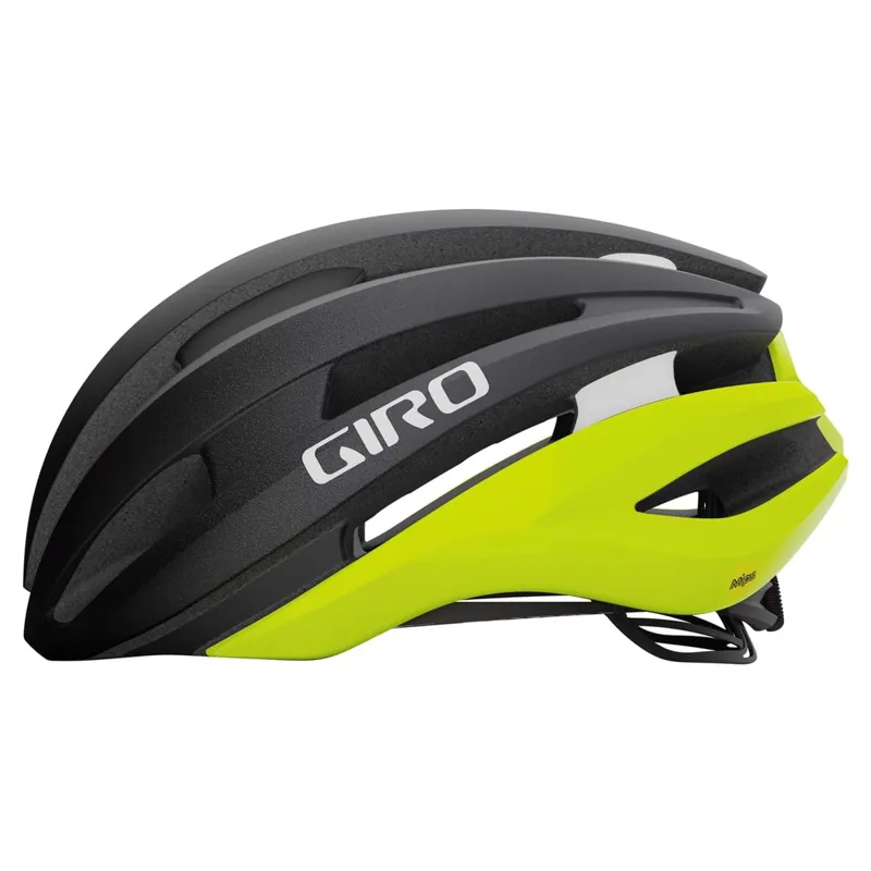 Giro Synthe Mips II Road Helmet - Matte Black/Highlight Yellow-1