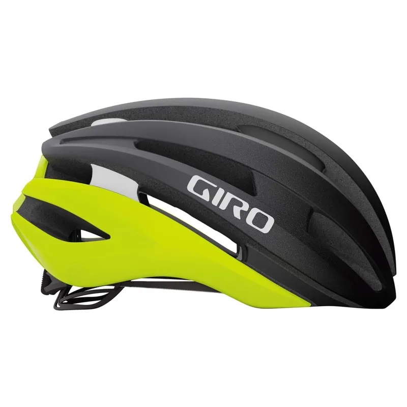 Giro Synthe Mips II Road Helmet - Matte Black/Highlight Yellow-2