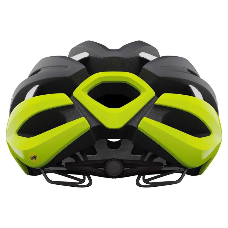 Giro Synthe Mips II Road Helmet - Matte Black/Highlight Yellow-3