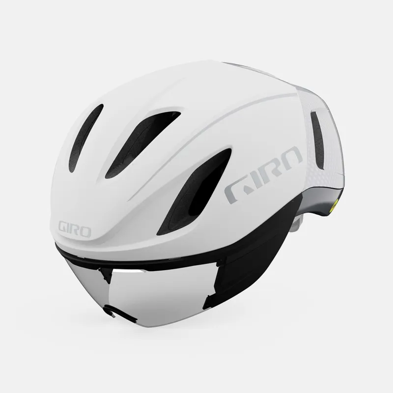 Giro Vanquish Mips Aero Helmet - Matte White/Silver
