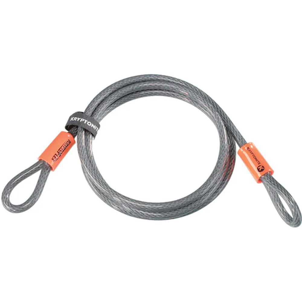 uPRISE Bikes Kryptonite Kryptoflex Lock Extension Cable - 7ft - Grey | Price match, 365 day return s, 18-Month Warranty, Finance Available & Free UK Delivery