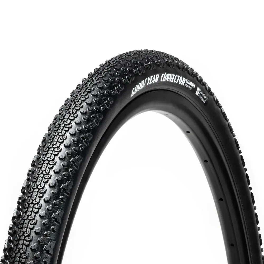 uPRISE Bikes Goodyear Connector Ultimate Tubeless Complete 700c Gravel Tyre - Black | Price match, 365 day return s, 18-Month Warranty, Finance Available & Free UK Delivery