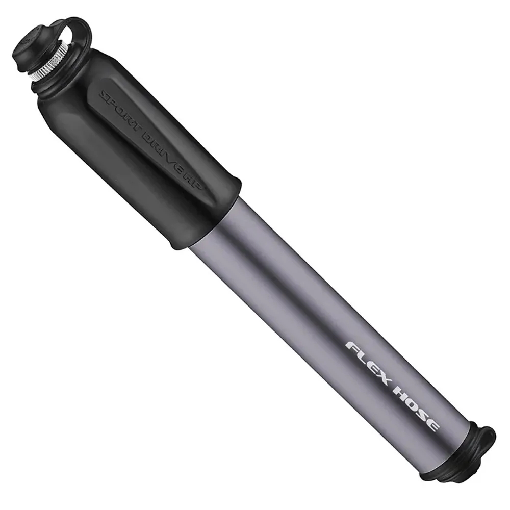 uPRISE Bikes Lezyne Sport Drive HP Hand Pump - Small - Black/Grey | Price match, 365 day return s, 18-Month Warranty, Finance Available & Free UK Delivery