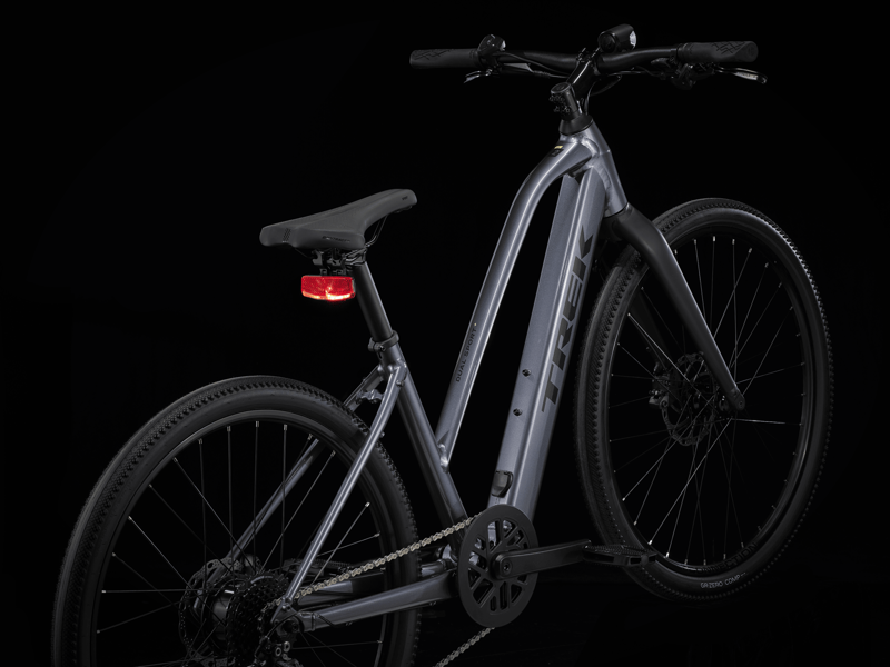 Trek Dual Sport+ 2 Stagger 252 Electric Hybrid Bike - Grey-2