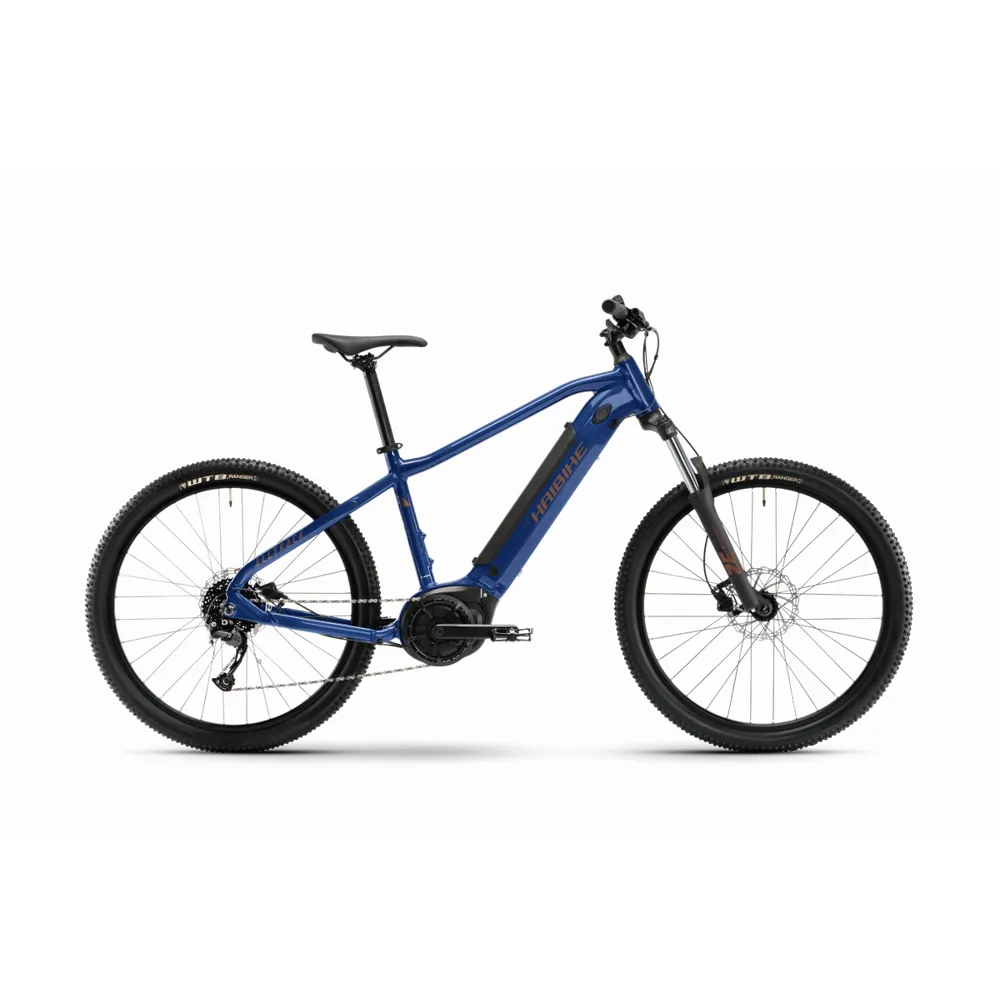 uPRISE Bikes Haibike Alltrack 4 27.5 Electric Hardtail Mountain Bike - Blue | Price match, 365 day return s, 18-Month Warranty, Finance Available & Free UK Delivery