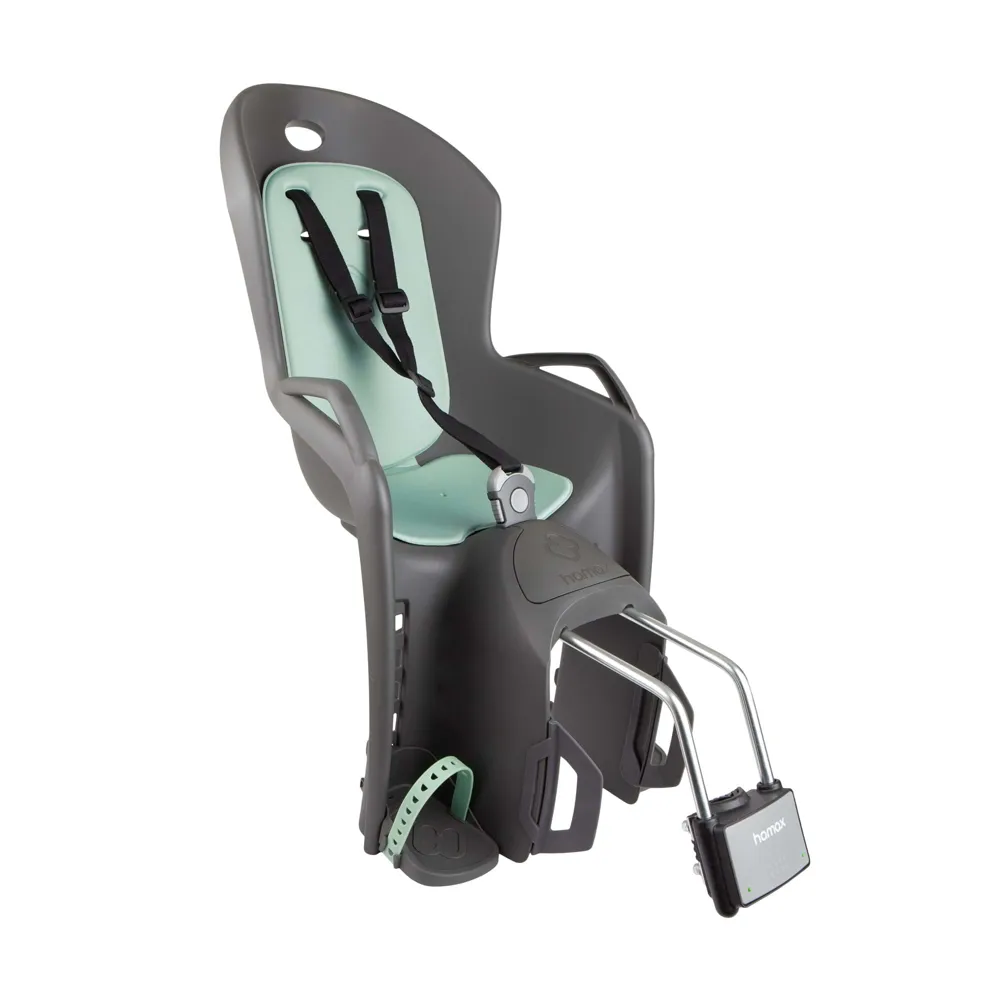 uPRISE Bikes Hamax Amiga Frame Mounted Rear Child Seat - Dark Grey/Green | Price match, 365 day return s, 18-Month Warranty, Finance Available & Free UK Delivery