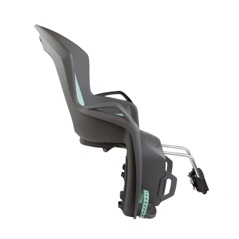 Hamax Amiga Frame Mounted Rear Child Seat - Dark Grey/Green-1
