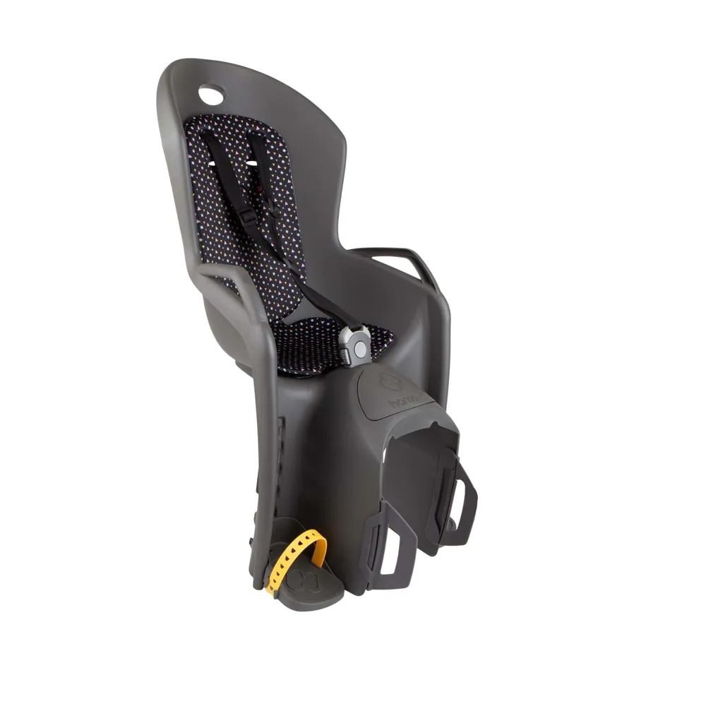 uPRISE Bikes Hamax Amiga Rack Mounted Rear Child Seat - Dark Grey | Price match, 365 day return s, 18-Month Warranty, Finance Available & Free UK Delivery