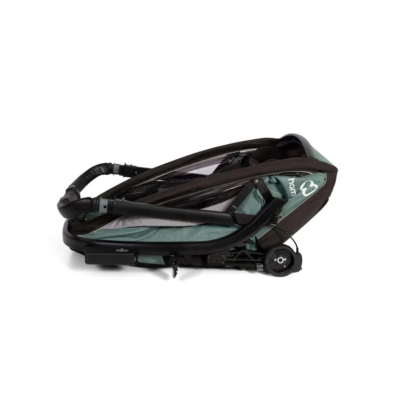 Hamax Cocoon Single Child Bike Trailer - Green/Black-6