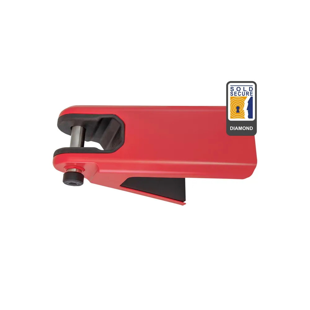 uPRISE Bikes Hiplok HipLok AirLok Wall Mounted Lock/Hanger - 1 Bike - Red | Price match, 365 day return s, 18-Month Warranty, Finance Available & Free UK Delivery
