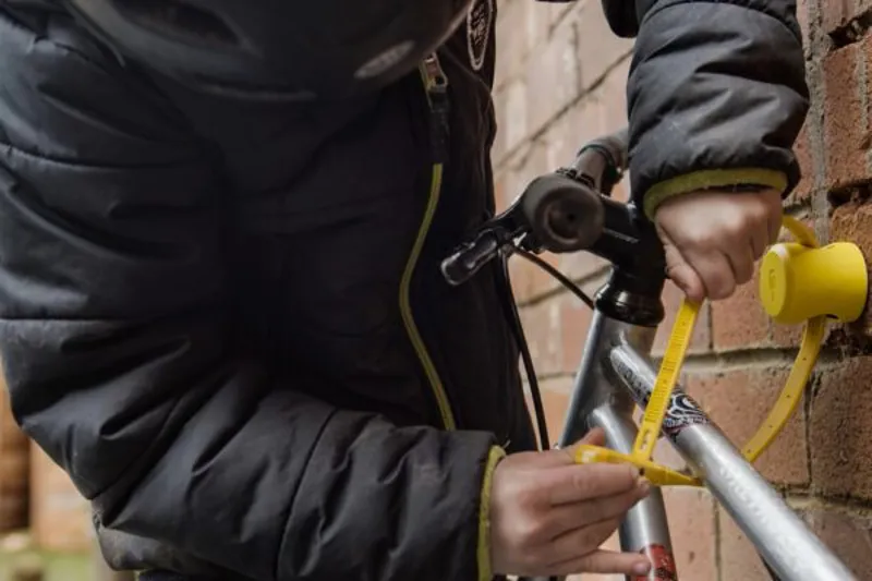 Hiplok Ankr Mini Ground and Wall Anchor - Yellow-1