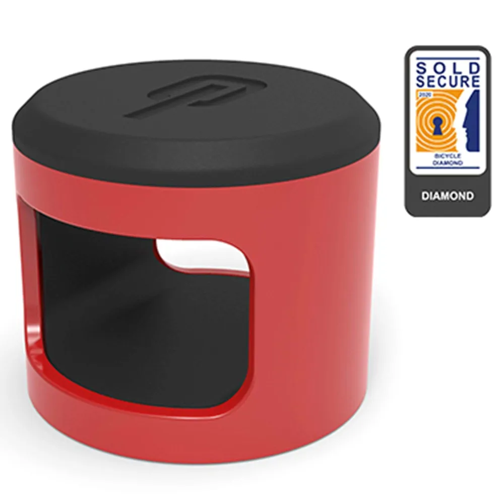 uPRISE Bikes Hiplok Ankr Ground and Wall Anchor - Red | Price match, 365 day return s, 18-Month Warranty, Finance Available & Free UK Delivery