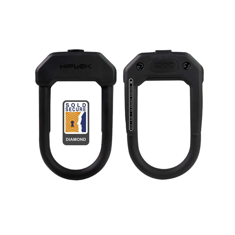 uPRISE Bikes Hiplok HipLok DX D Lock Hardened Diamond Sold Secure - Black - 14mmx15x8.5cm | Price match, 365 day return s, 18-Month Warranty, Finance Available & Free UK Delivery