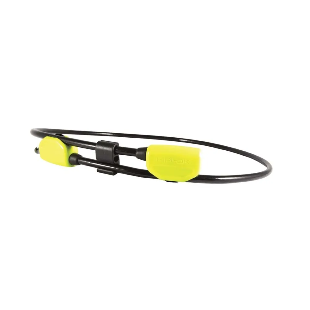 uPRISE Bikes Hiplok HipLok POP Wearable Cable Lock - Lime - 10mmx1.3m - Waist 24-42 inches | Price match, 365 day return s, 18-Month Warranty, Finance Available & Free UK Delivery