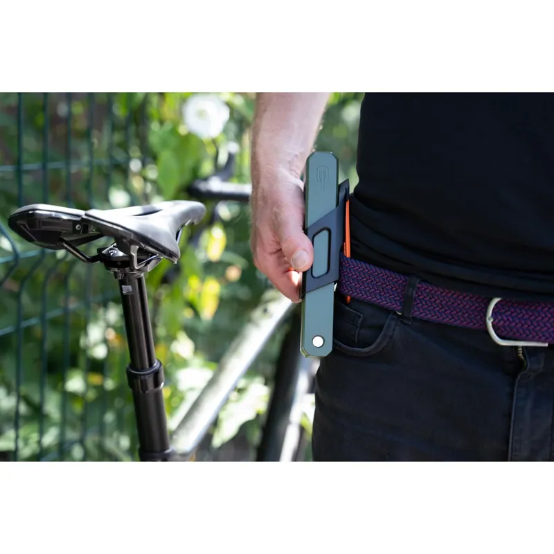 Hiplok Switch Folding Lock - Bronze Sold Secure - Green-6