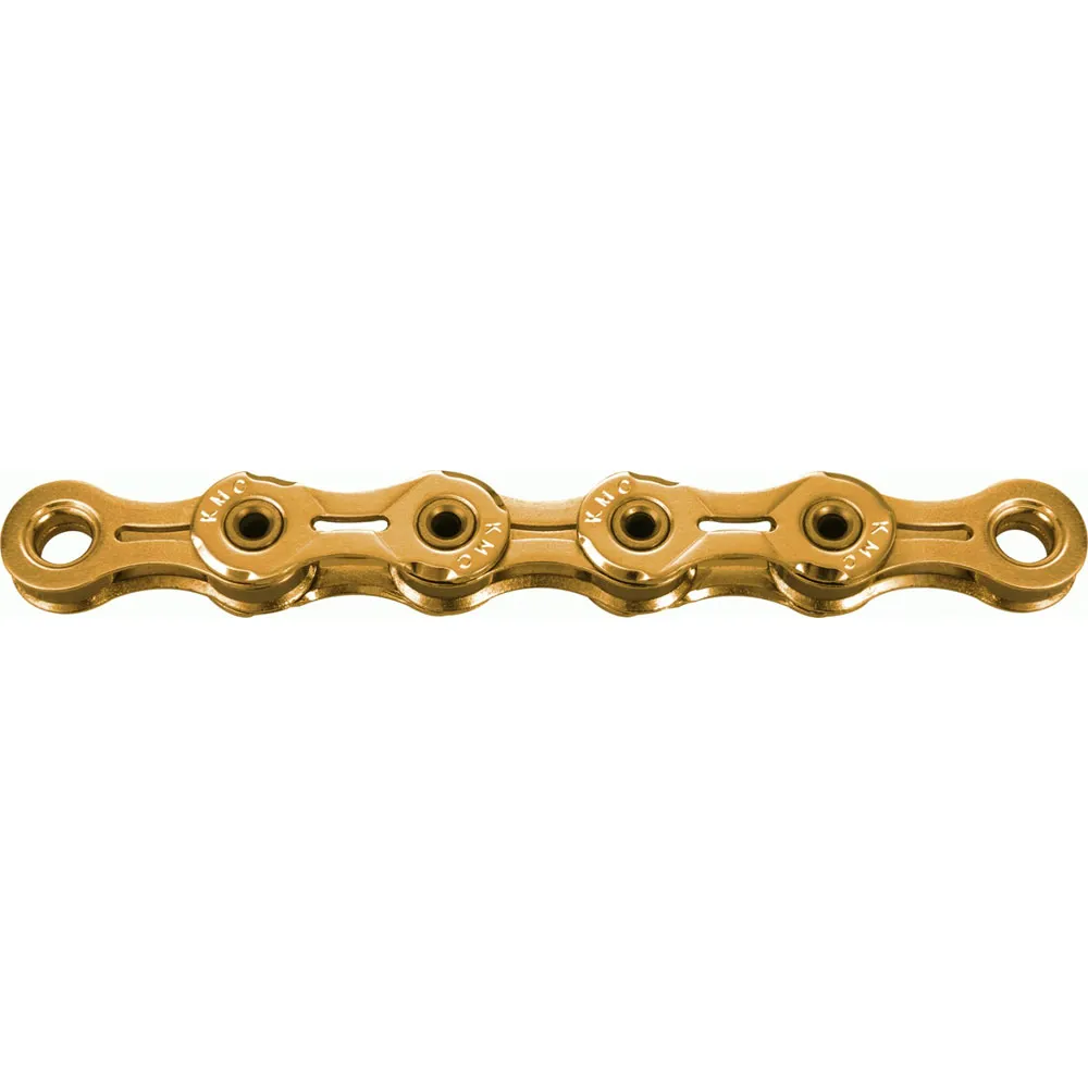 uPRISE Bikes Kmc KMC X10 SL Ti-N 10 Speed Chain - 114 Links - Gold | Price match, 365 day returns, 18-Month Warranty, Finance Available & Free UK Delivery
