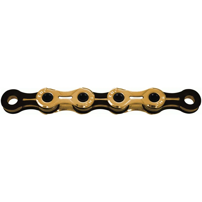 KMC X11 SL Ti-N 11 Speed Chain - 118 Links -Gold/Black