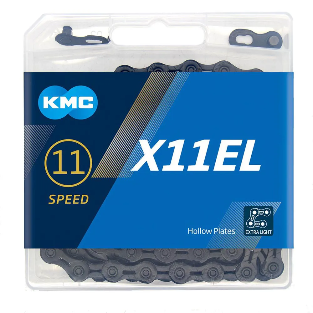 uPRISE Bikes Kmc KMC X11 EL Tech 118 Links 11 Speed Chain - Black | Price match, 365 day return s, 18-Month Warranty, Finance Available & Free UK Delivery
