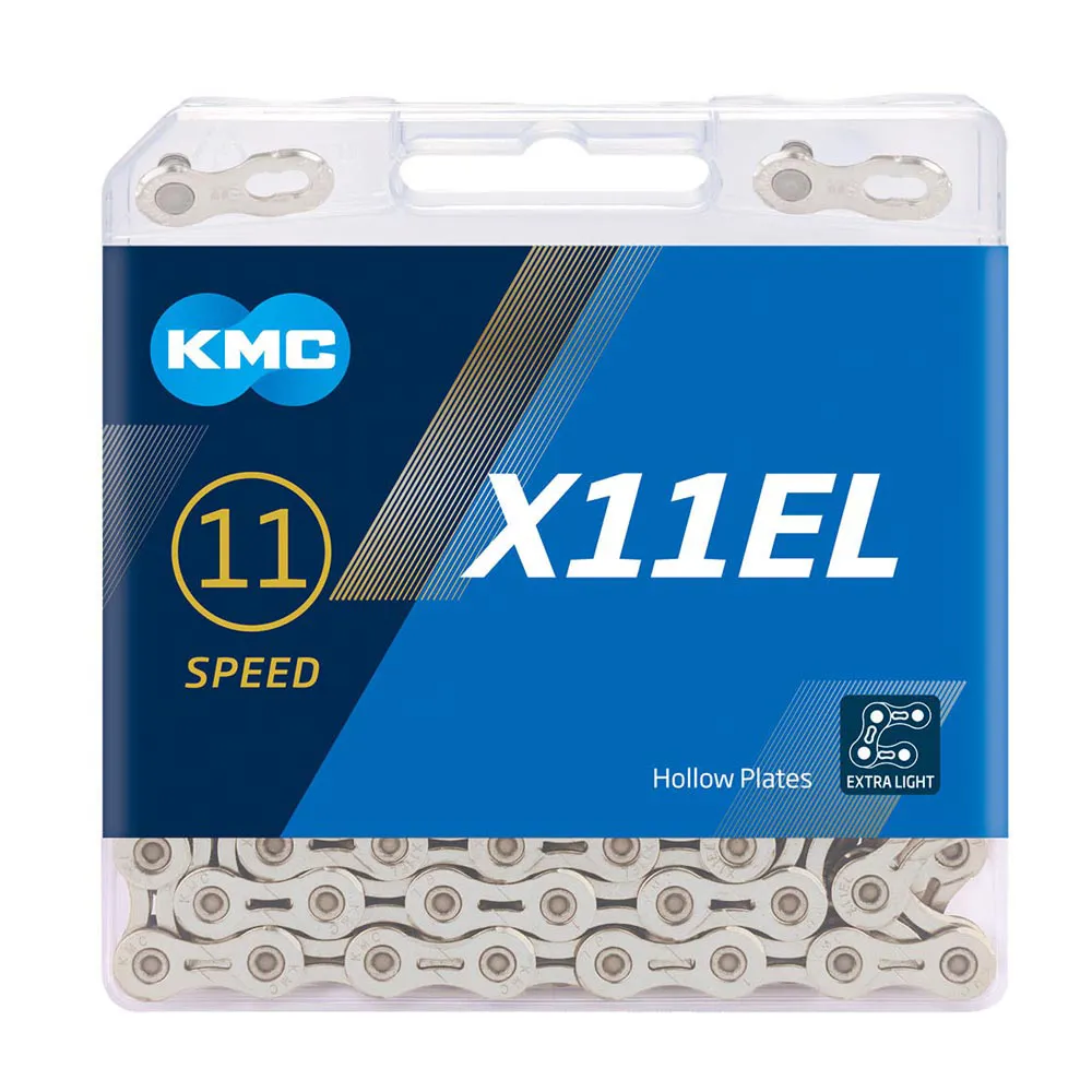uPRISE Bikes Kmc KMC X11 EL Tech 118 Links 11 Speed Chain - Silver | Price match, 365 day return s, 18-Month Warranty, Finance Available & Free UK Delivery