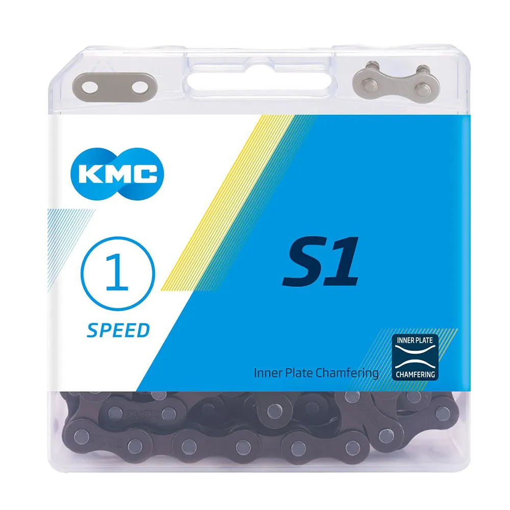 uPRISE Bikes Kmc KMC S1 Wide 112 Links Single Speed Chain - Brown | Price match, 365 day return s, 18-Month Warranty, Finance Available & Free UK Delivery