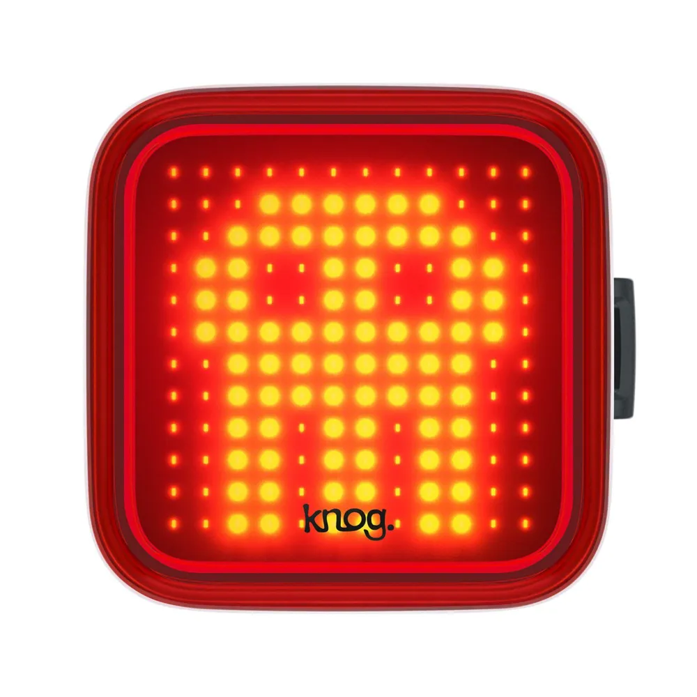 uPRISE Bikes Knog Blinder 100 Lumens USB Rear Light - Skull | Price match, 365 day return s, 18-Month Warranty, Finance Available & Free UK Delivery