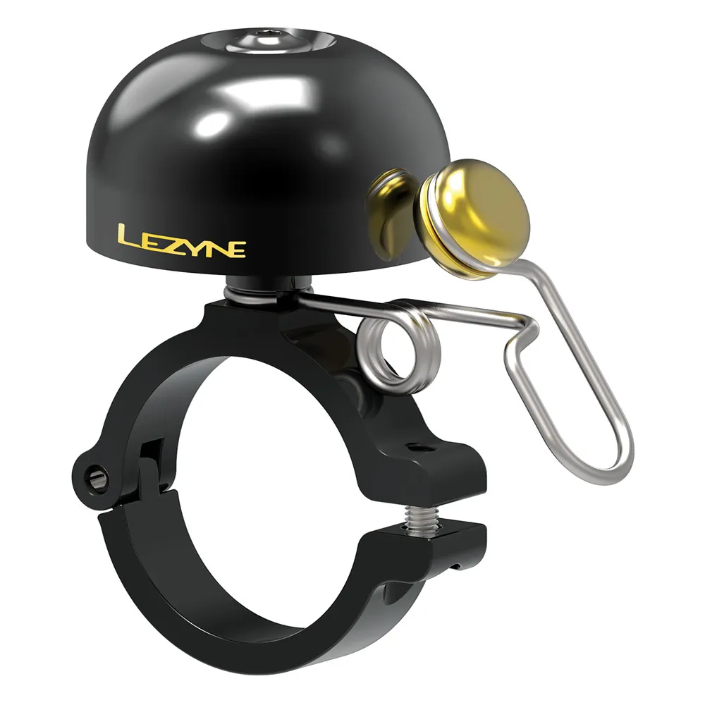 uPRISE Bikes Lezyne Classic Brass Bell Hard Mounted - Black | Price match, 365 day return s, 18-Month Warranty, Finance Available & Free UK Delivery
