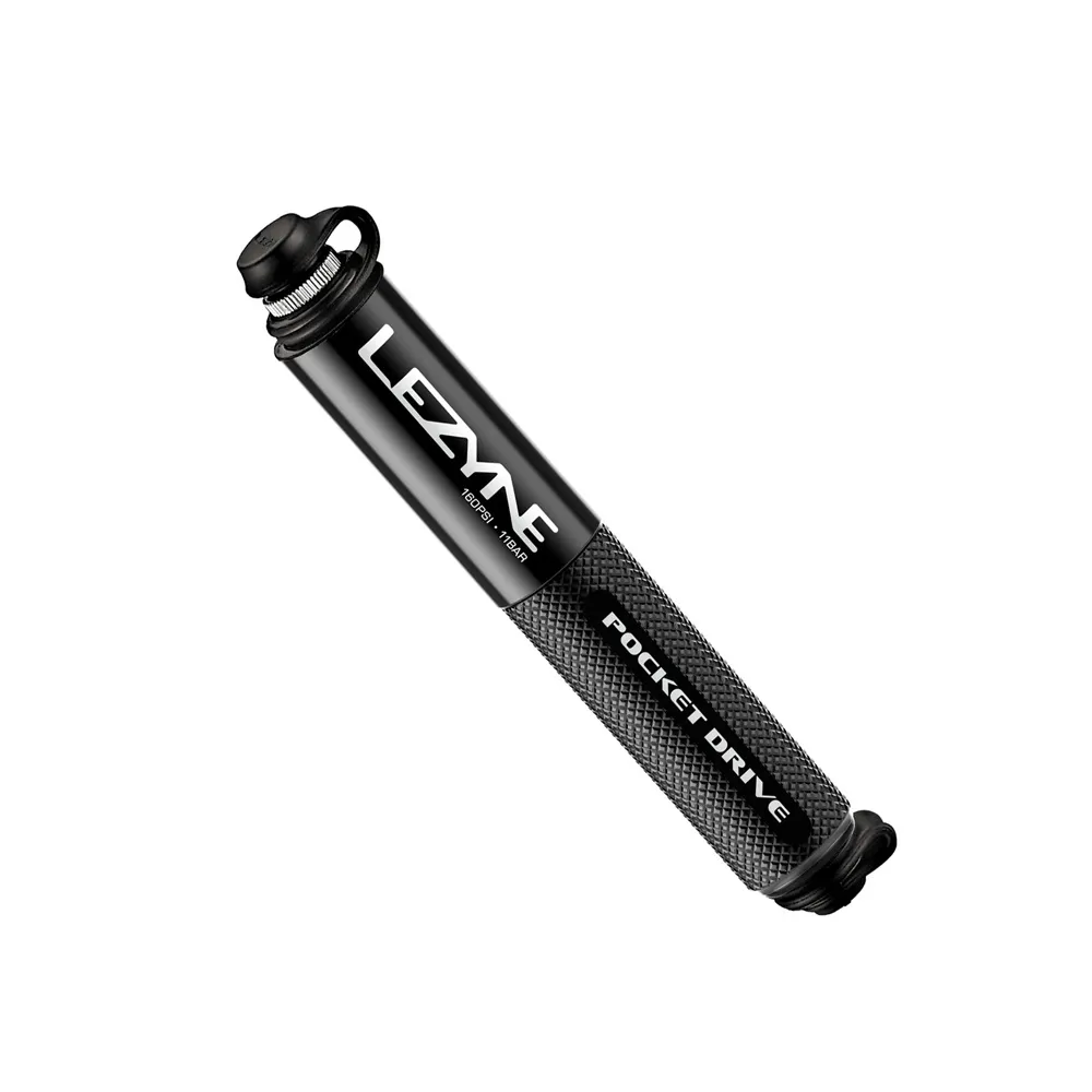 uPRISE Bikes Lezyne Pocket Drive Mini Pump - Black | Price match, 365 day return s, 18-Month Warranty, Finance Available & Free UK Delivery
