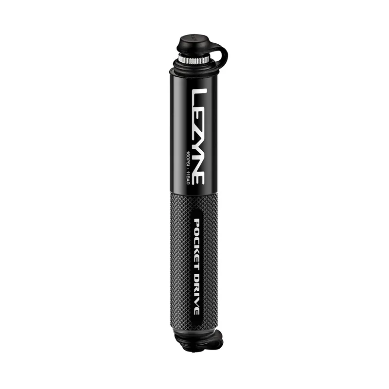 Lezyne Pocket Drive High Volume Hand Pump - Black