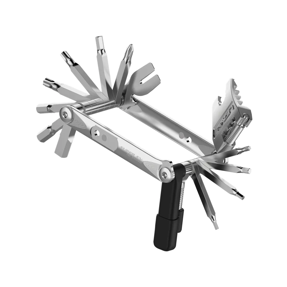 uPRISE Bikes Lezyne Super SC 23 Multi Tool - Silver | Price match, 365 day return s, 18-Month Warranty, Finance Available & Free UK Delivery