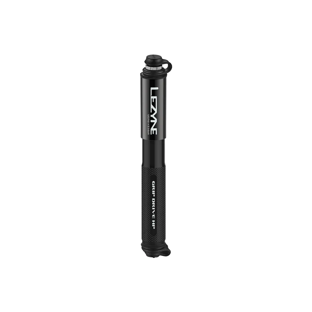 uPRISE Bikes Lezyne Grip Drive HP Hand Pump - Black | Price match, 365 day return s, 18-Month Warranty, Finance Available & Free UK Delivery