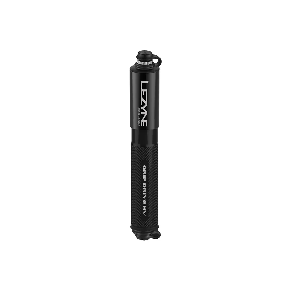 uPRISE Bikes Lezyne Grip Drive HV Bike Pump - Black | Price match, 365 day return s, 18-Month Warranty, Finance Available & Free UK Delivery