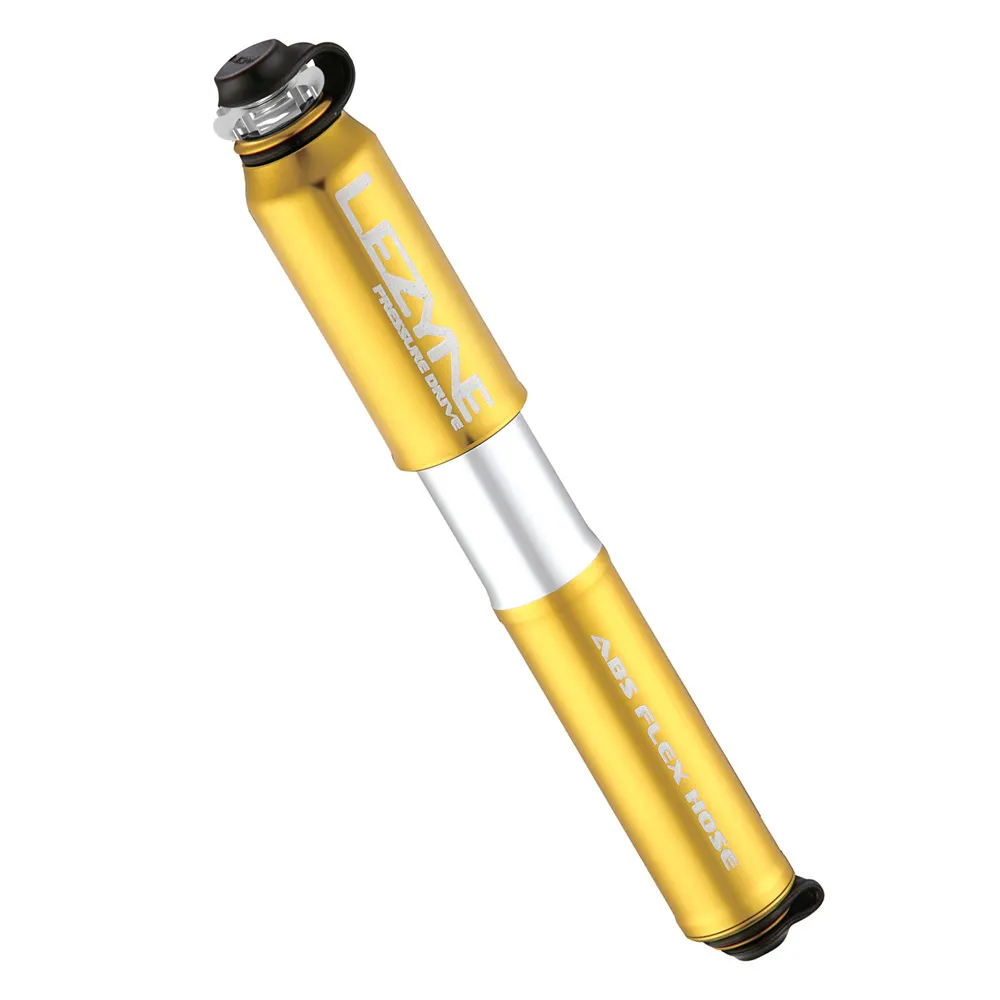 uPRISE Bikes Lezyne Pressure Drive Hand Pump - Gold | Price match, 365 day return s, 18-Month Warranty, Finance Available & Free UK Delivery