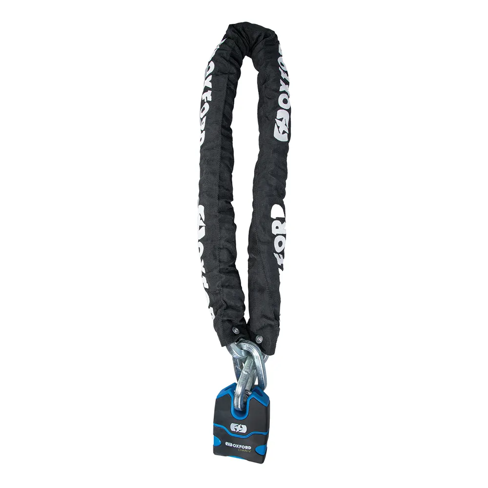 uPRISE Bikes Oxford Chain12 Chain with Padlock 12mm x 1.5m - Sold Secure Diamond | Price match, 365 day return s, 18-Month Warranty, Finance Available & Free UK Delivery
