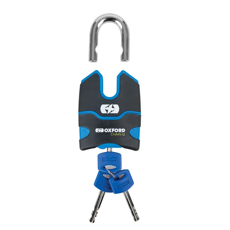Oxford Chain12 Chain with Padlock 12mm x 1.5m - Sold Secure Diamond-3